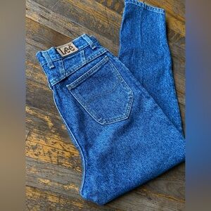 Vintage Lee High Rise Blue Jeans